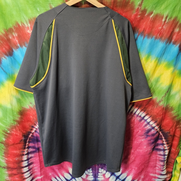 Oakland Athletics Dark Gray Team Baseball Jersey with Yellow Trim True Fan TagXL - Picture 12 of 14